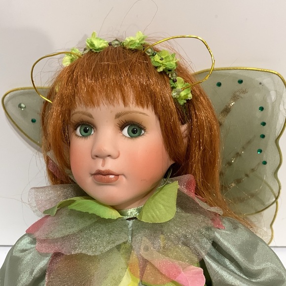 Fairy doll red head porcelain collectible display figurine - Picture 2 of 16